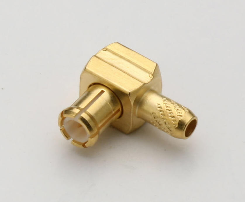 MCX Right Angle Plug for RG316 (Non Magnetic Application)